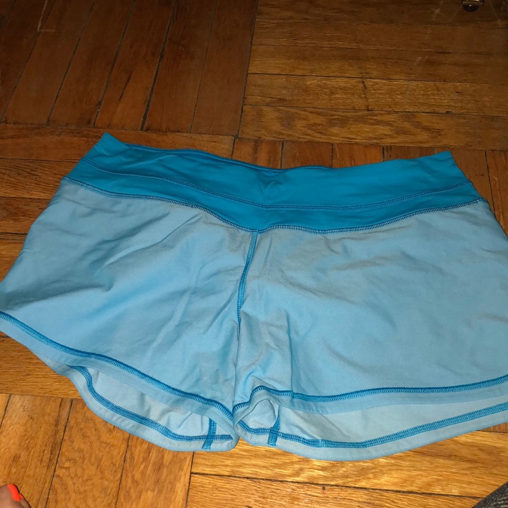 Lululemon light blue shorts size 10